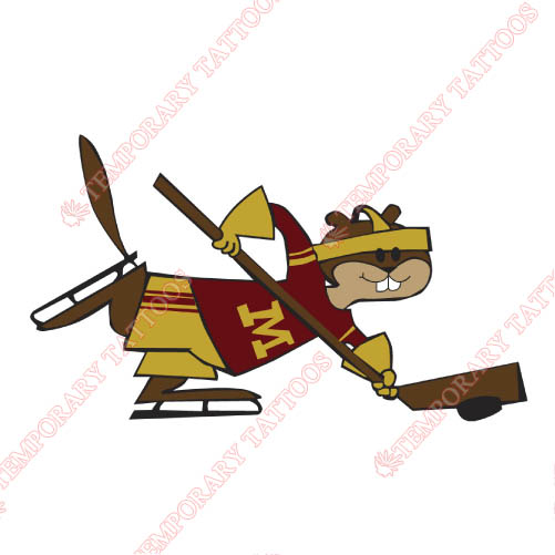 Minnesota Golden Gophers Customize Temporary Tattoos Stickers NO.5105